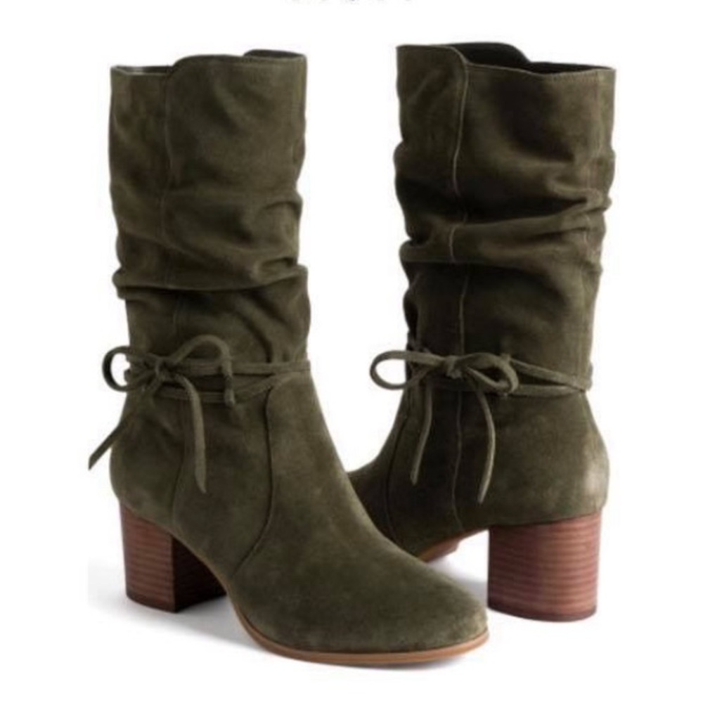 Olive Boots for Women Size 8